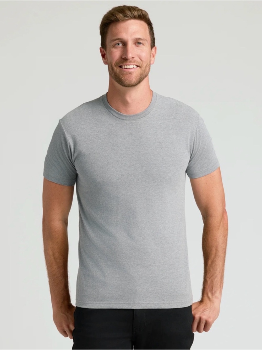 ⭐️ True Classic Gray Short Sleeve Crew Neck Tee